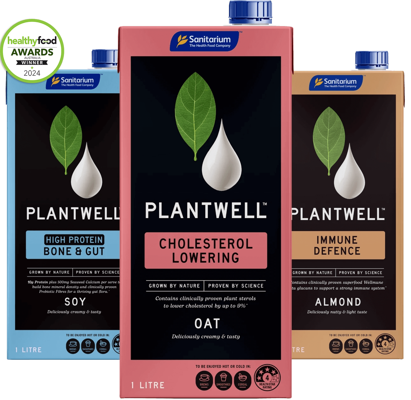 Plantwell - Oat, Soy, and Almond plant milks