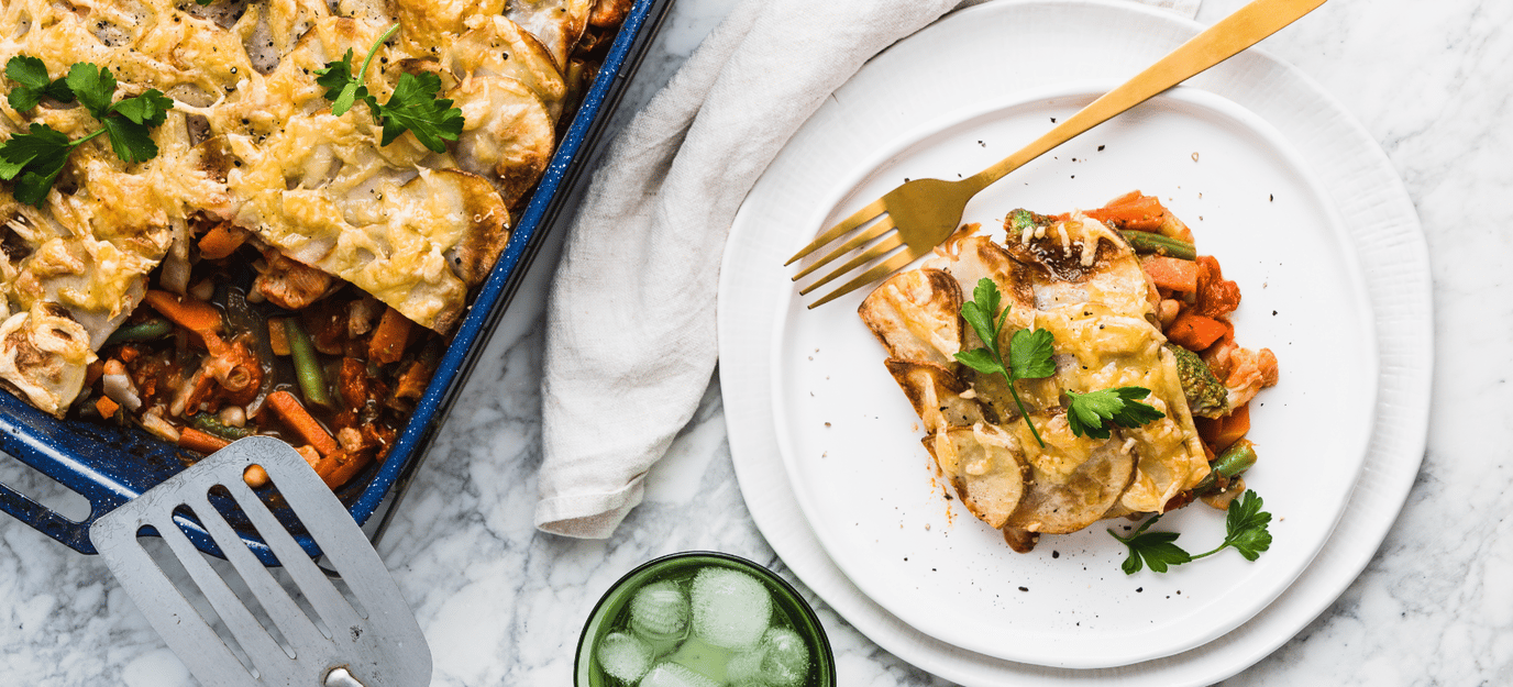 Baked vegetable casserole
