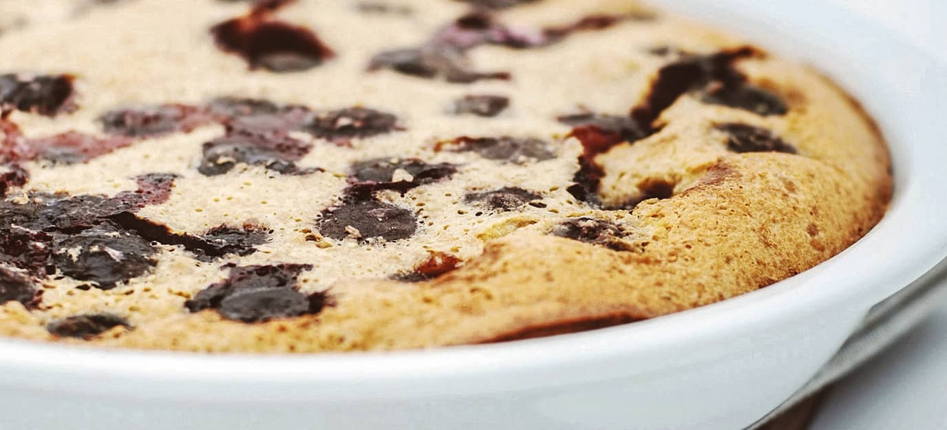 Cherry clafoutis