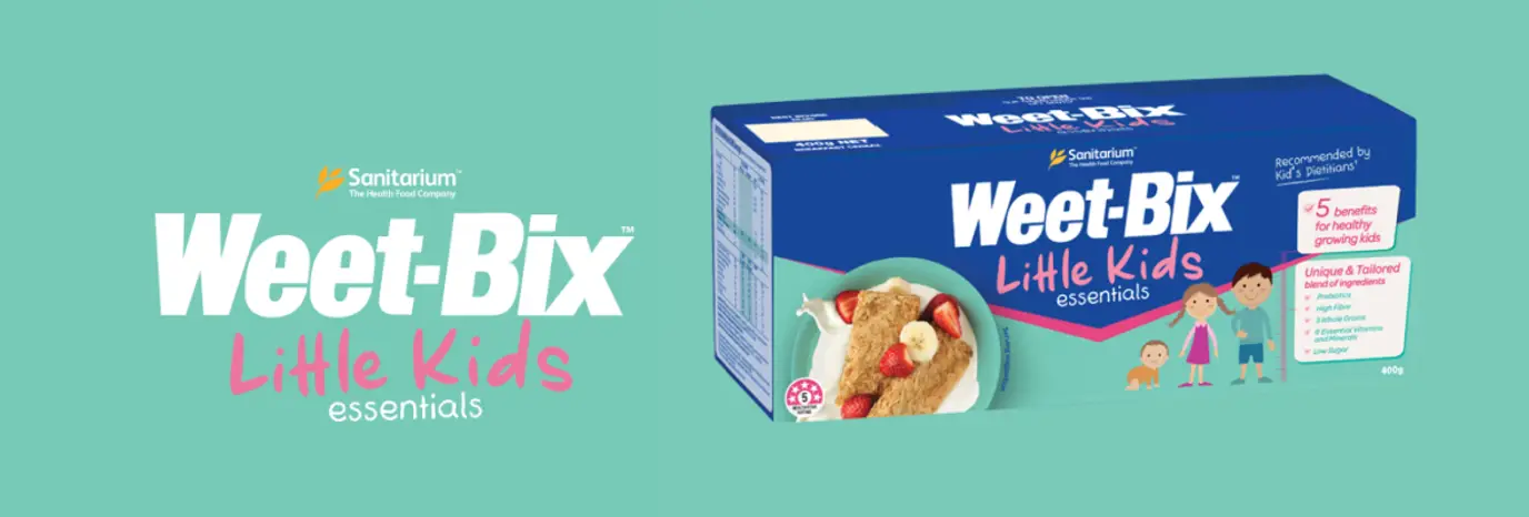 Parents the driving force behind a new Weet-Bix for Little Kids