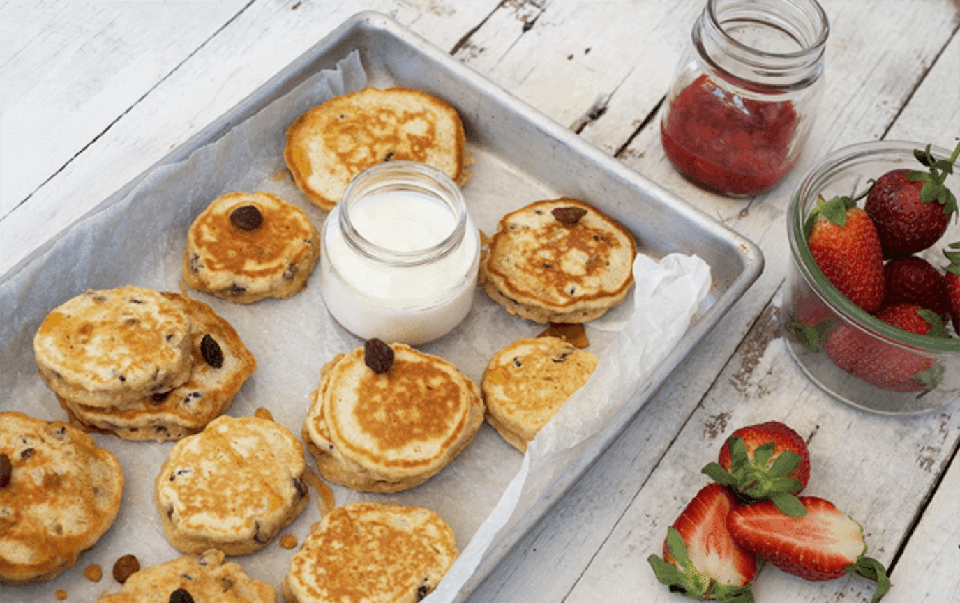 Weet-Bix sultana pikelets