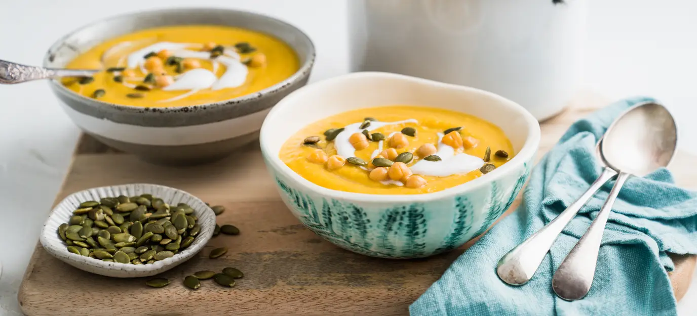 Pumpkin and chickpea soup Pumpkin and chickpea soup