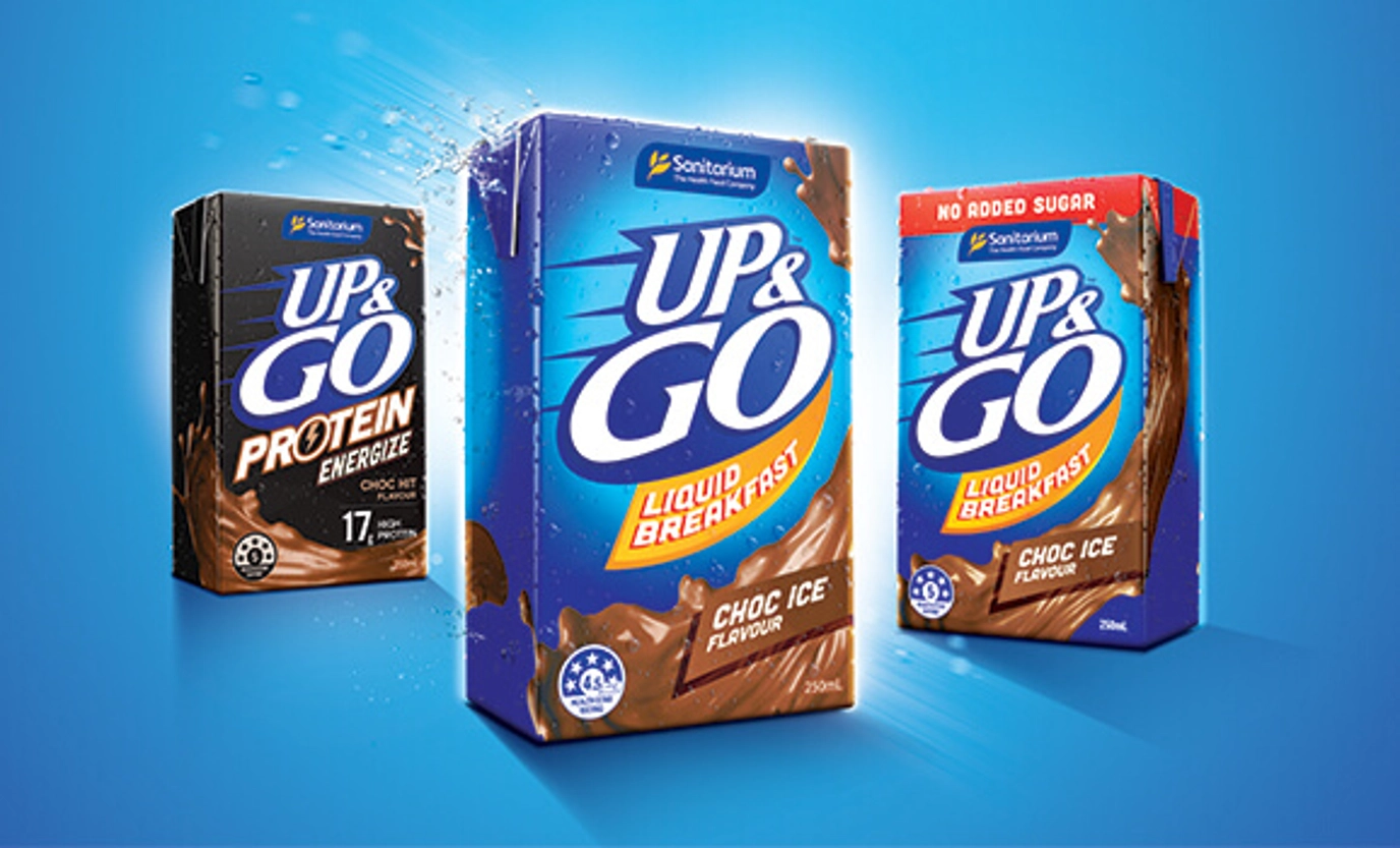 UP&GO - We squeeze more good stuff in so you can get more out