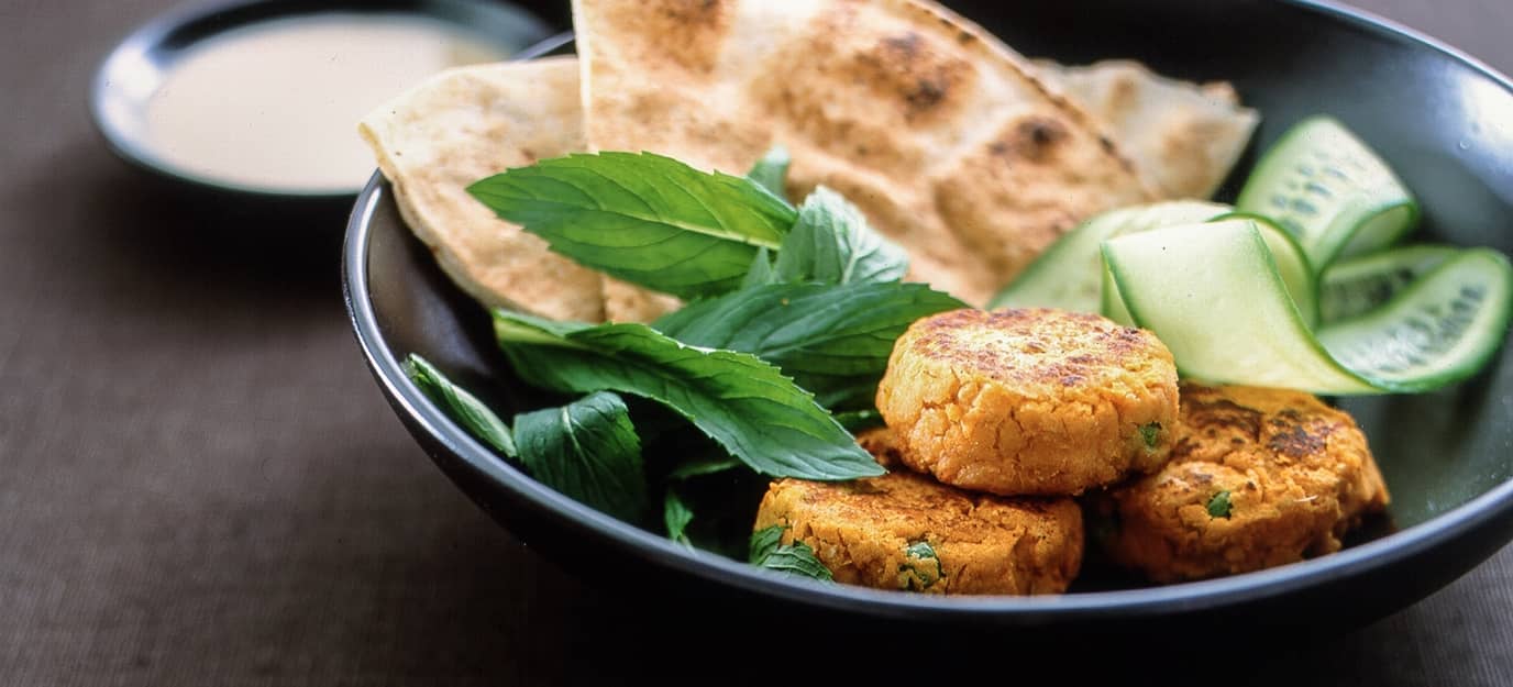 Sweet potato koftas