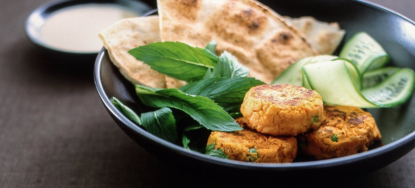 Sweet potato koftas