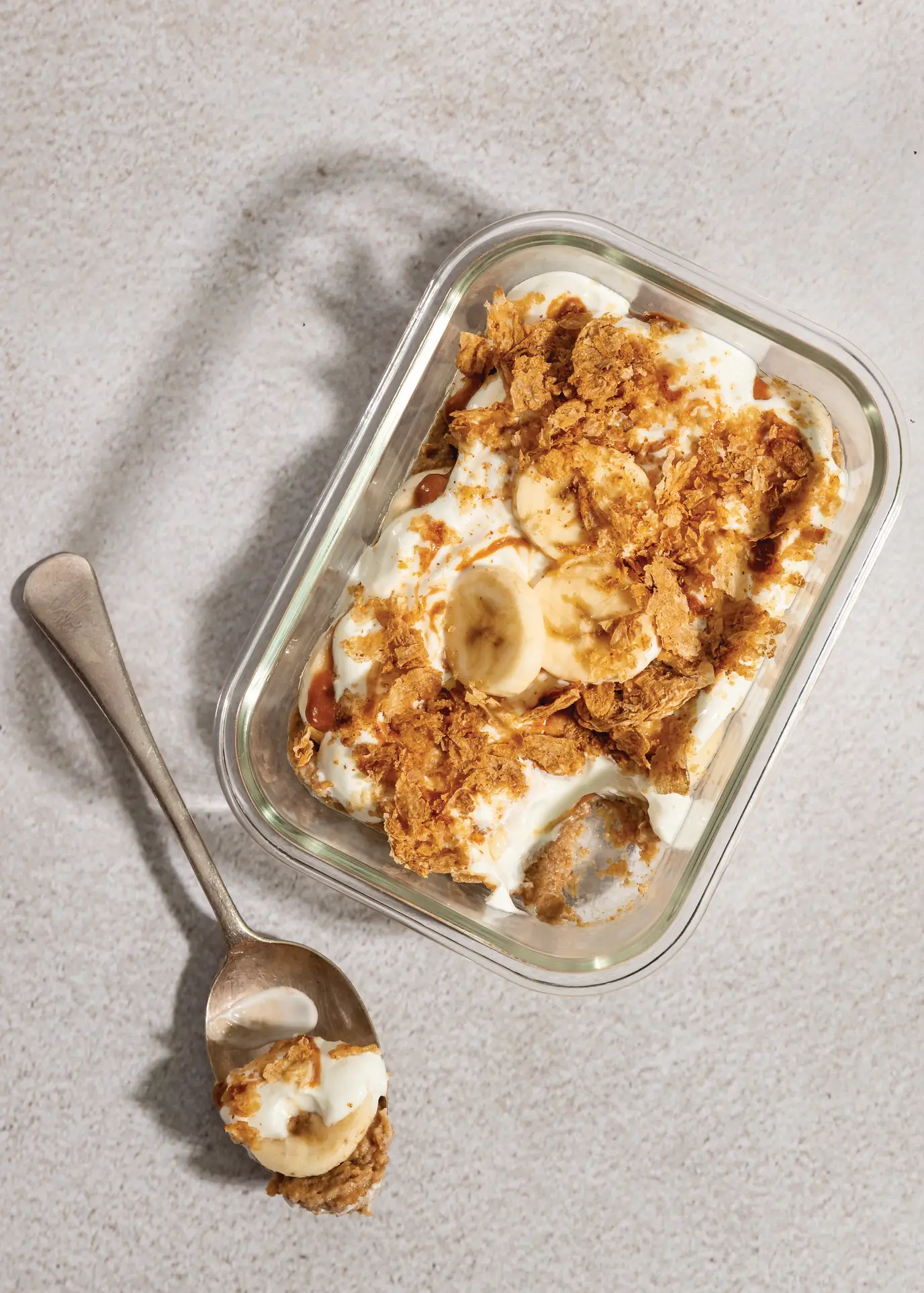 Gut friendly banoffee overnight Weet-Bix