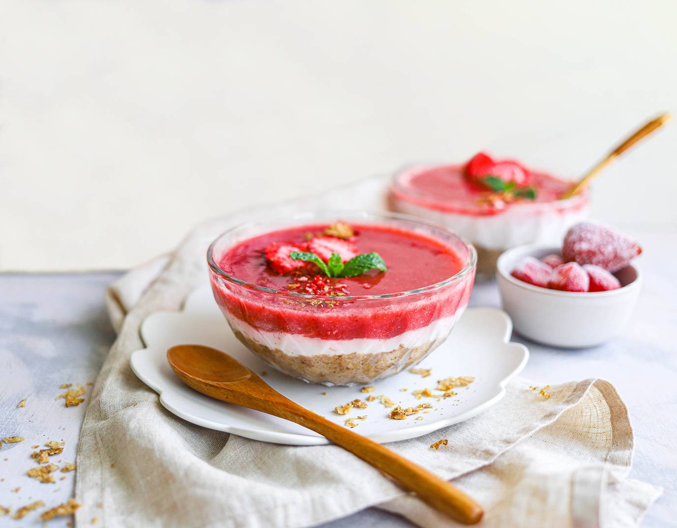 Strawberry Cheesecake Overnight Weet-Bix