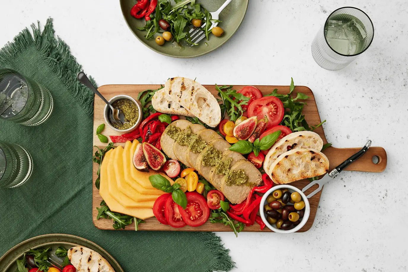 Chimichurri vegie roast grazing board Chimichurri vegie roast grazing board
