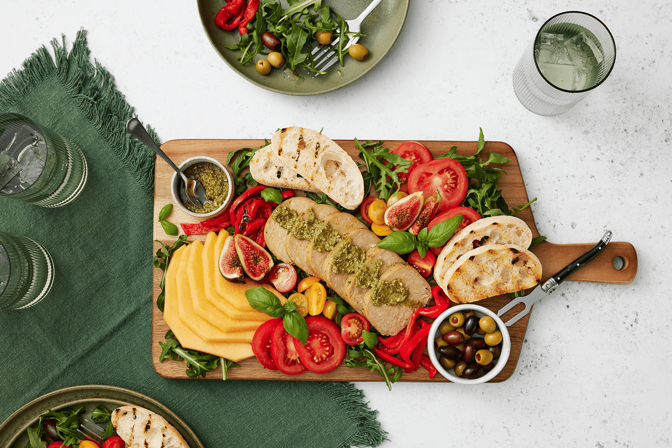 Chimichurri vegie roast grazing board Chimichurri vegie roast grazing board