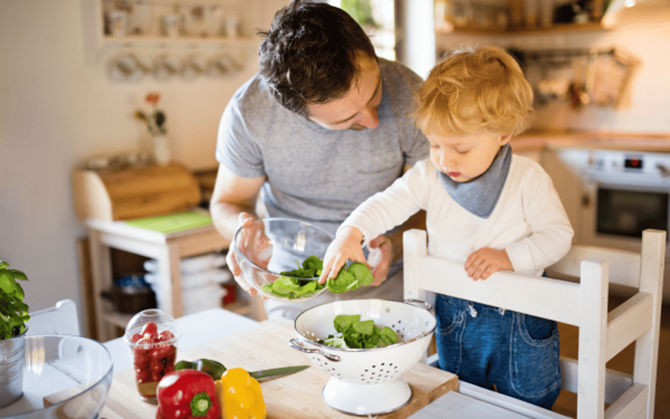 Fatherhood, food and healthy habits