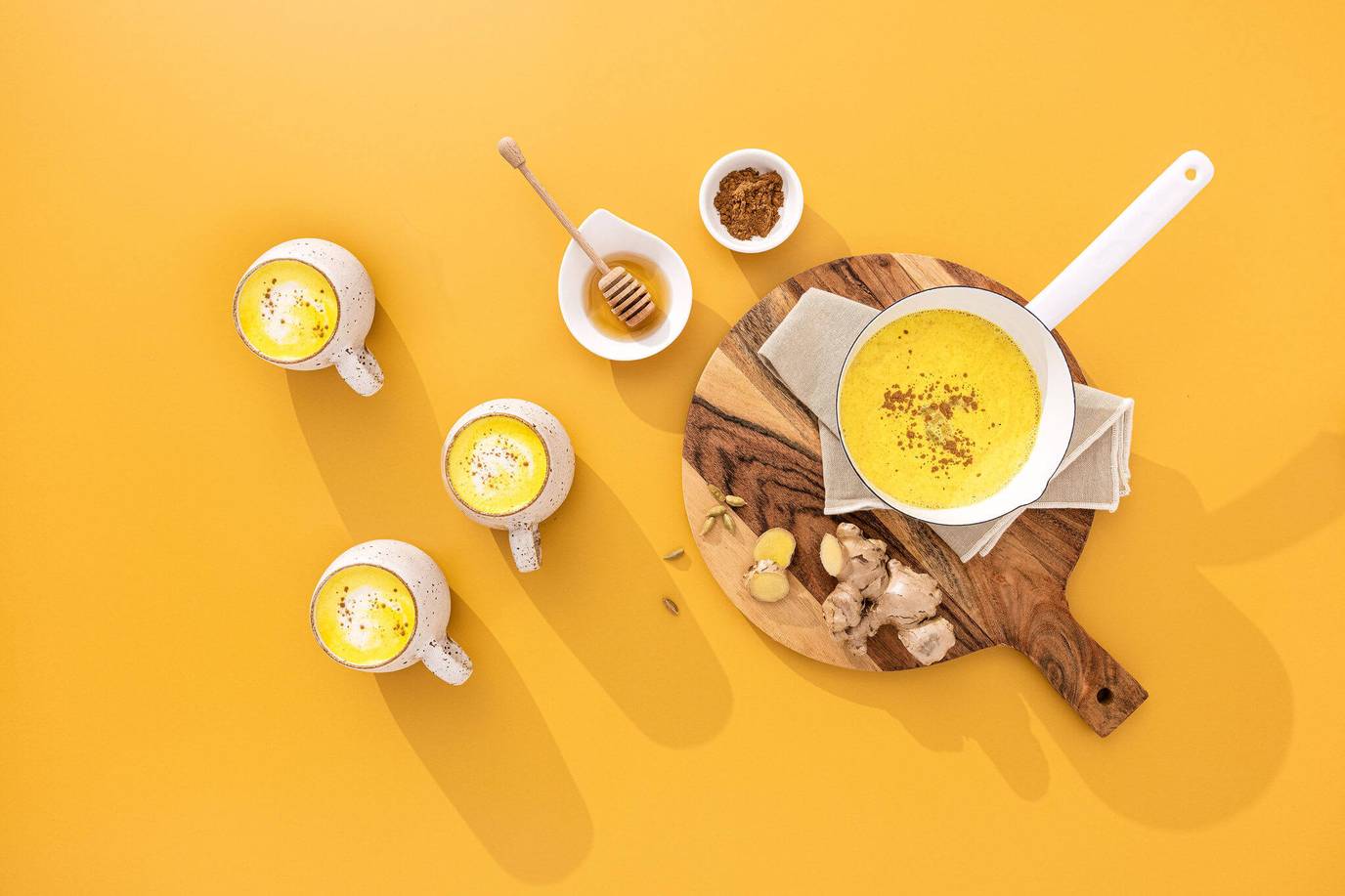Golden turmeric latte