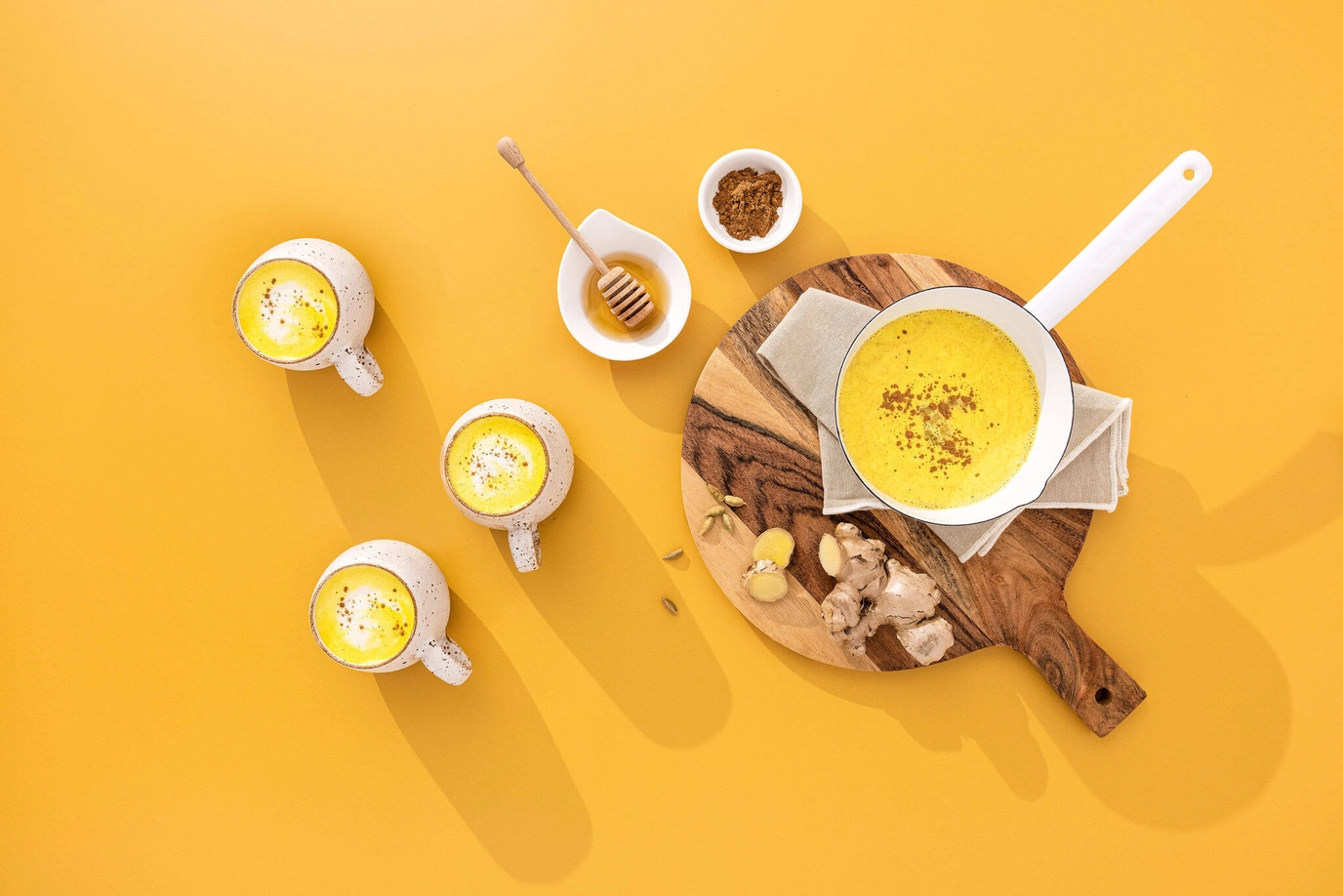 Golden turmeric latte