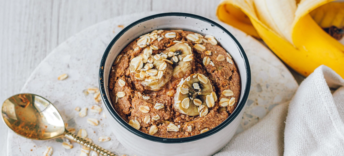 Banana bread baked oats Banana bread baked oats