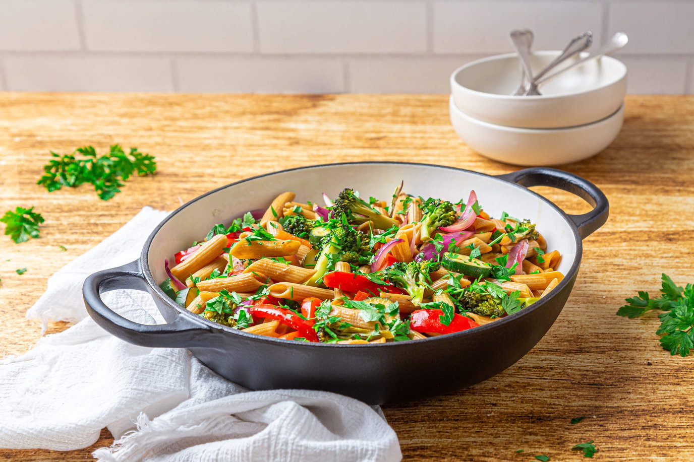 Marmite Pasta Primavera