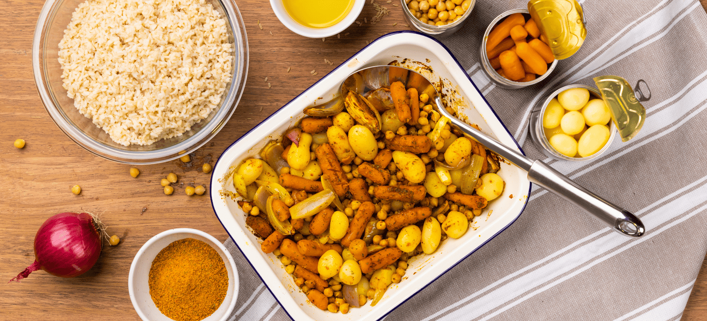 Veggie tray bake