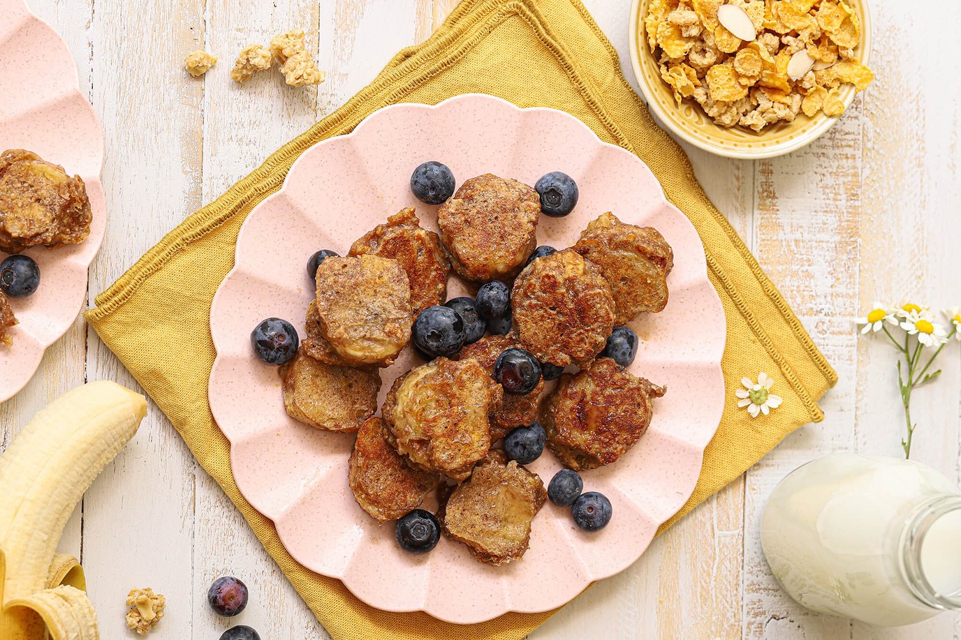 Banana Pancake Bites