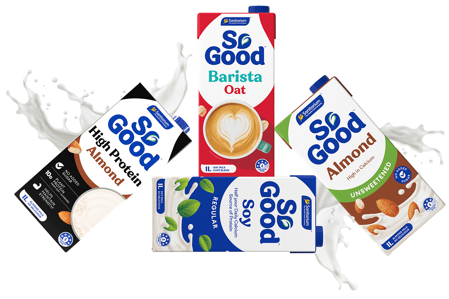 So Good - Oat, Soy, Almond milks So Good - Oat, Soy, Almond milks