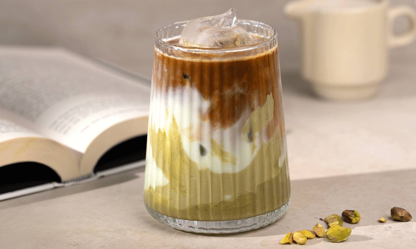 Pistachio Iced Latte