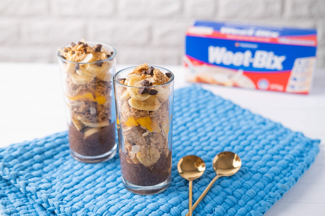Chocolate Chia Pudding Parfait