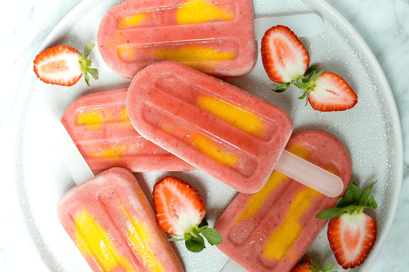 Creamy Fruit Popsicles