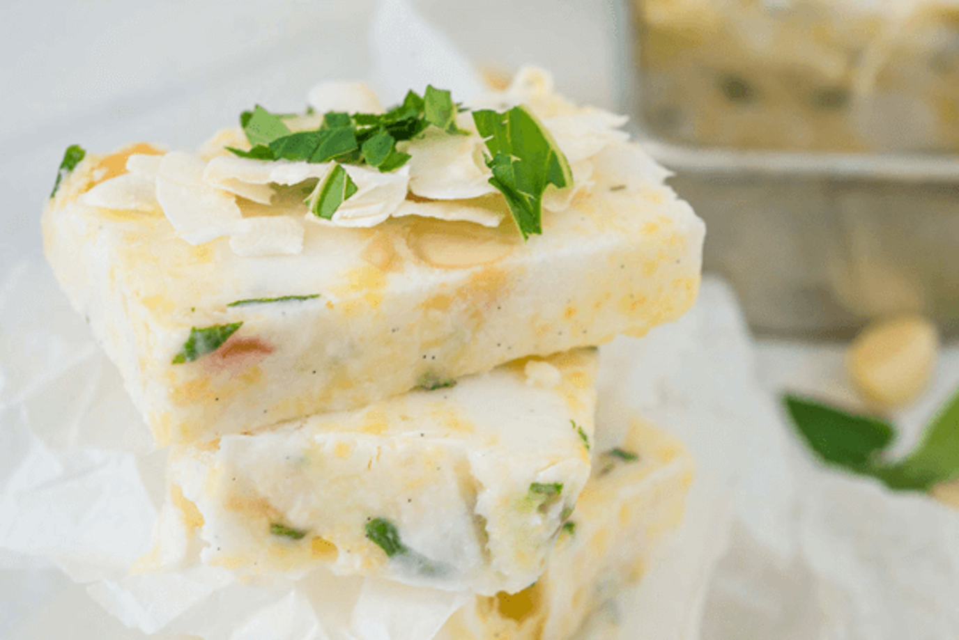 Frozen coconut dessert bars Frozen coconut dessert bars