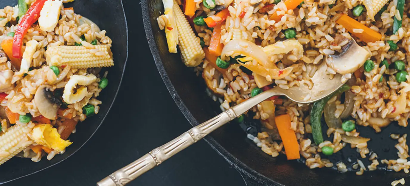 Vegetarian fried rice