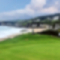 Royal Portrush green with beautiful sea view