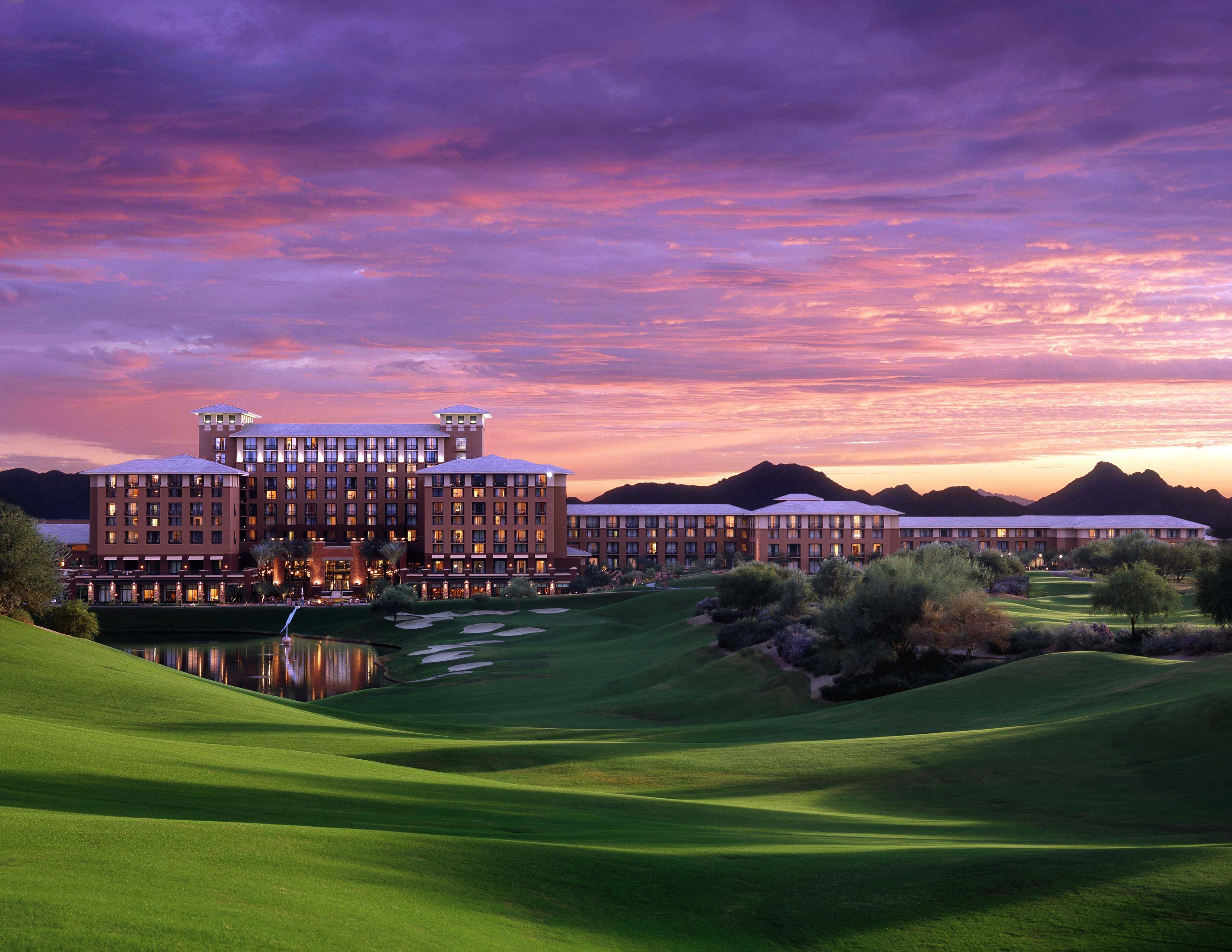The Westin Kierland Resort & Spa with an incredible sunset
