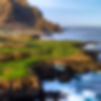 Aerial view of the cliffs at Buenavista.