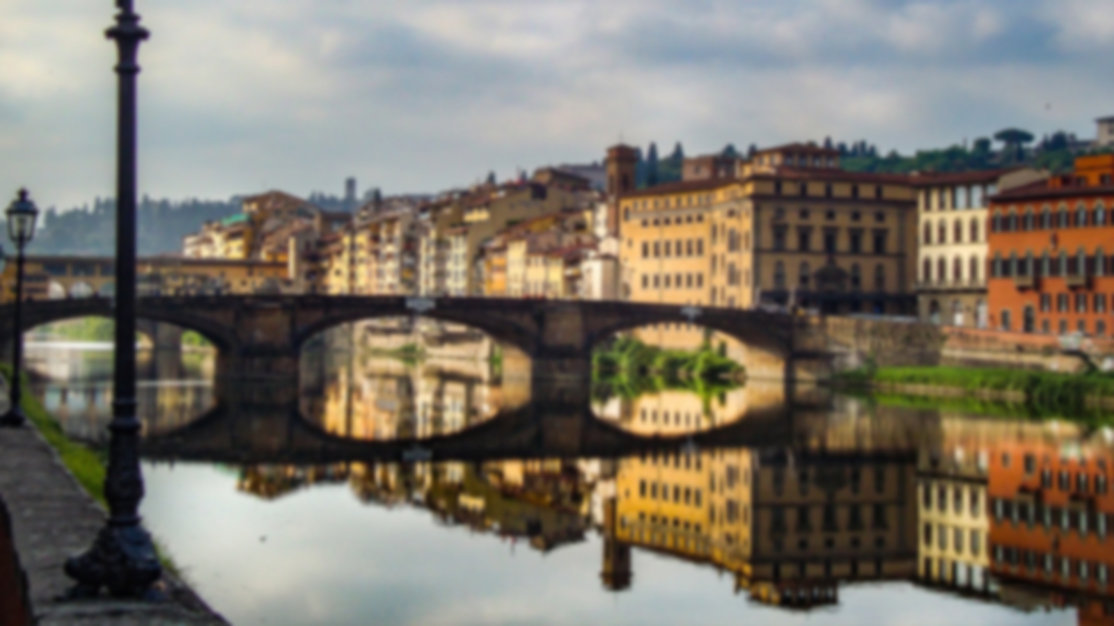 Magnificent bridges over the Florence river