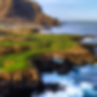 Aerial view of the cliffs at Buenavista.