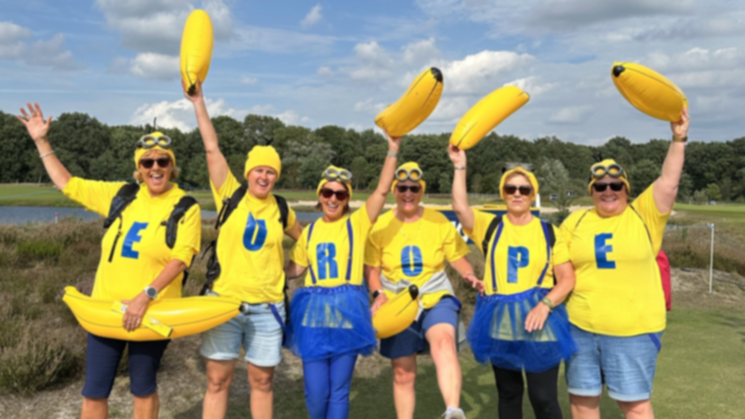 European fans on Sunday at the 2026 Solheim Cup