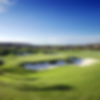 Piercing blue skies over the large bunkers of Las Colinas
