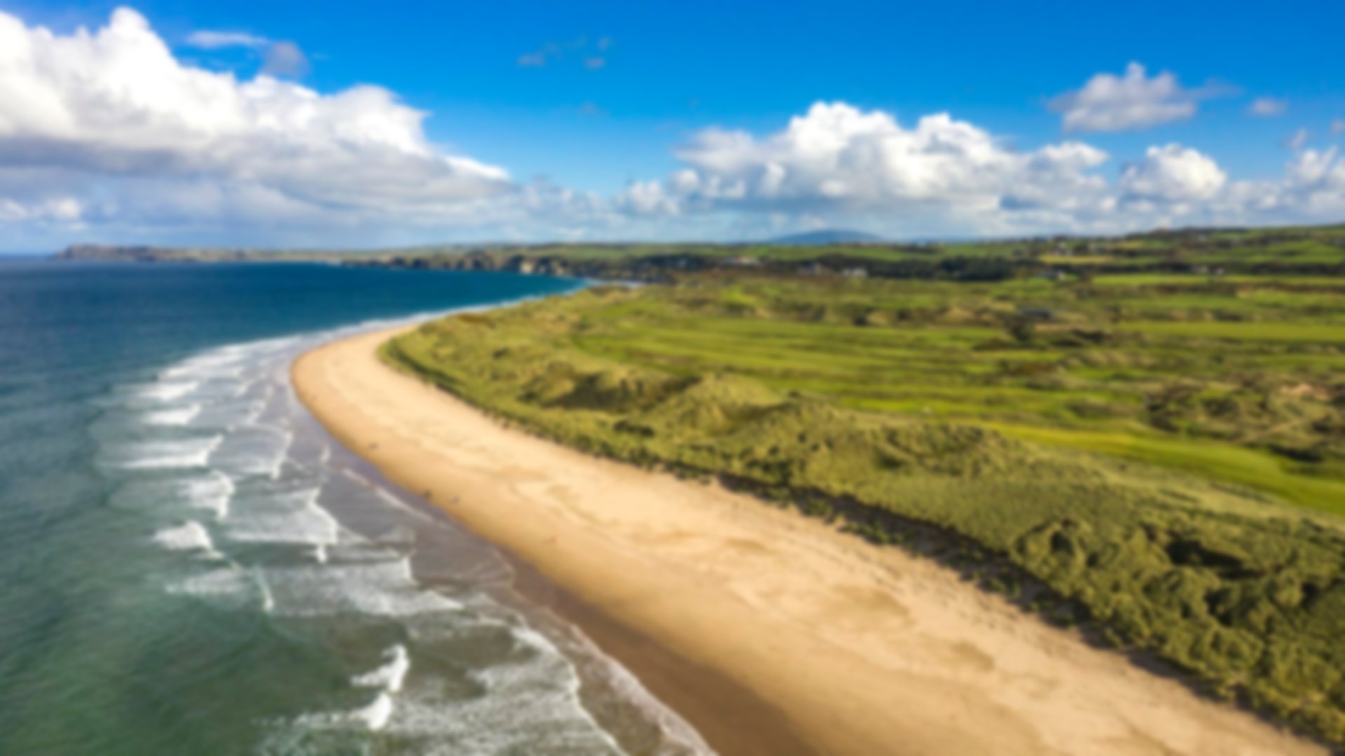 A seaside shot of Royal Portrush Golf Course, Ireland