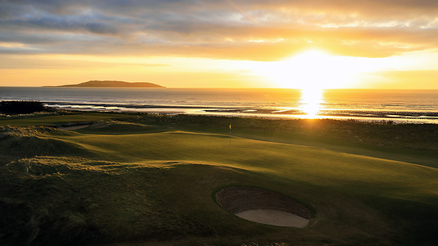 Sunset at the fantastic The Island Golf Club.