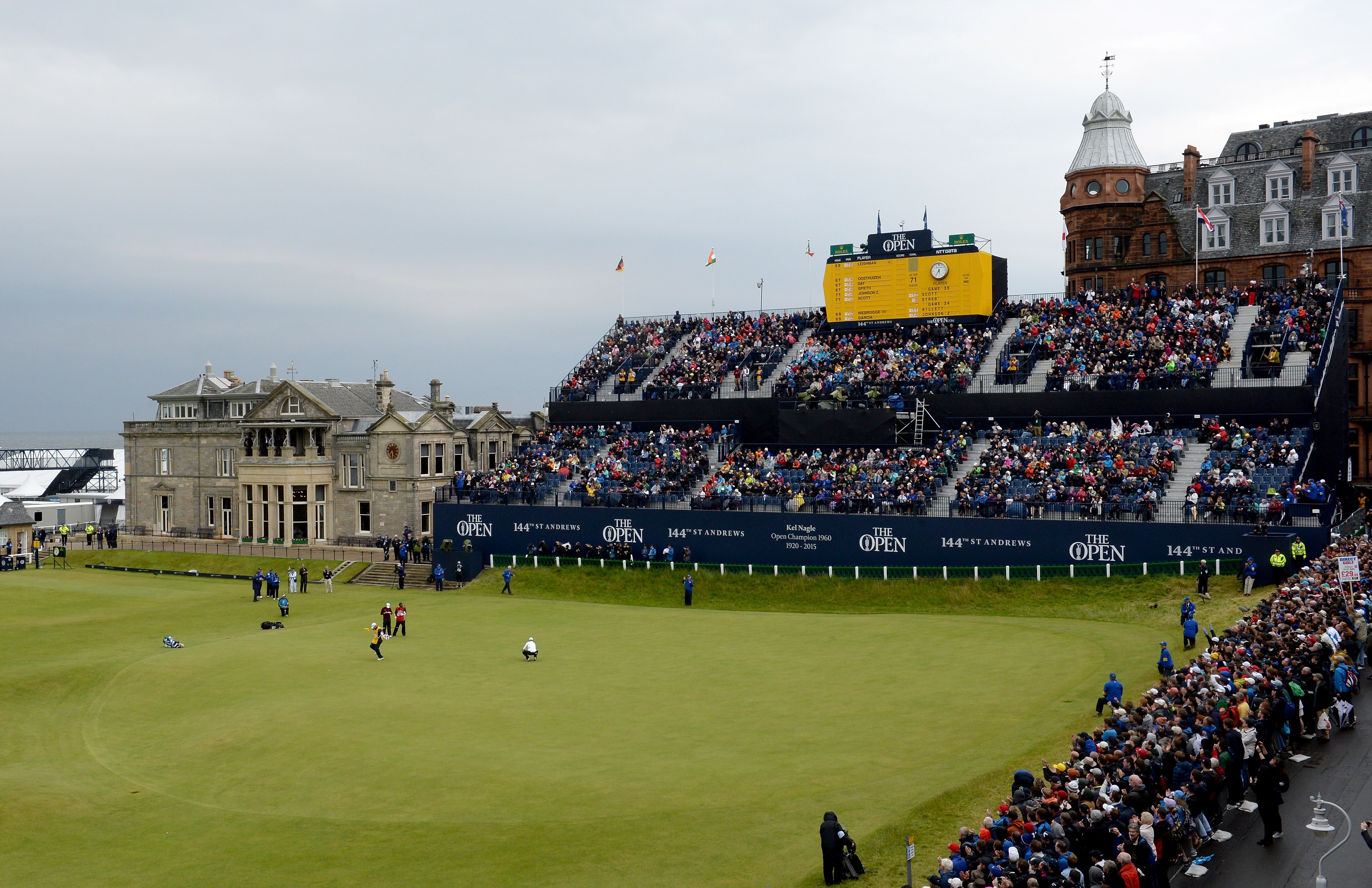 The Open at St Andrews, 18th Hole Grandstand