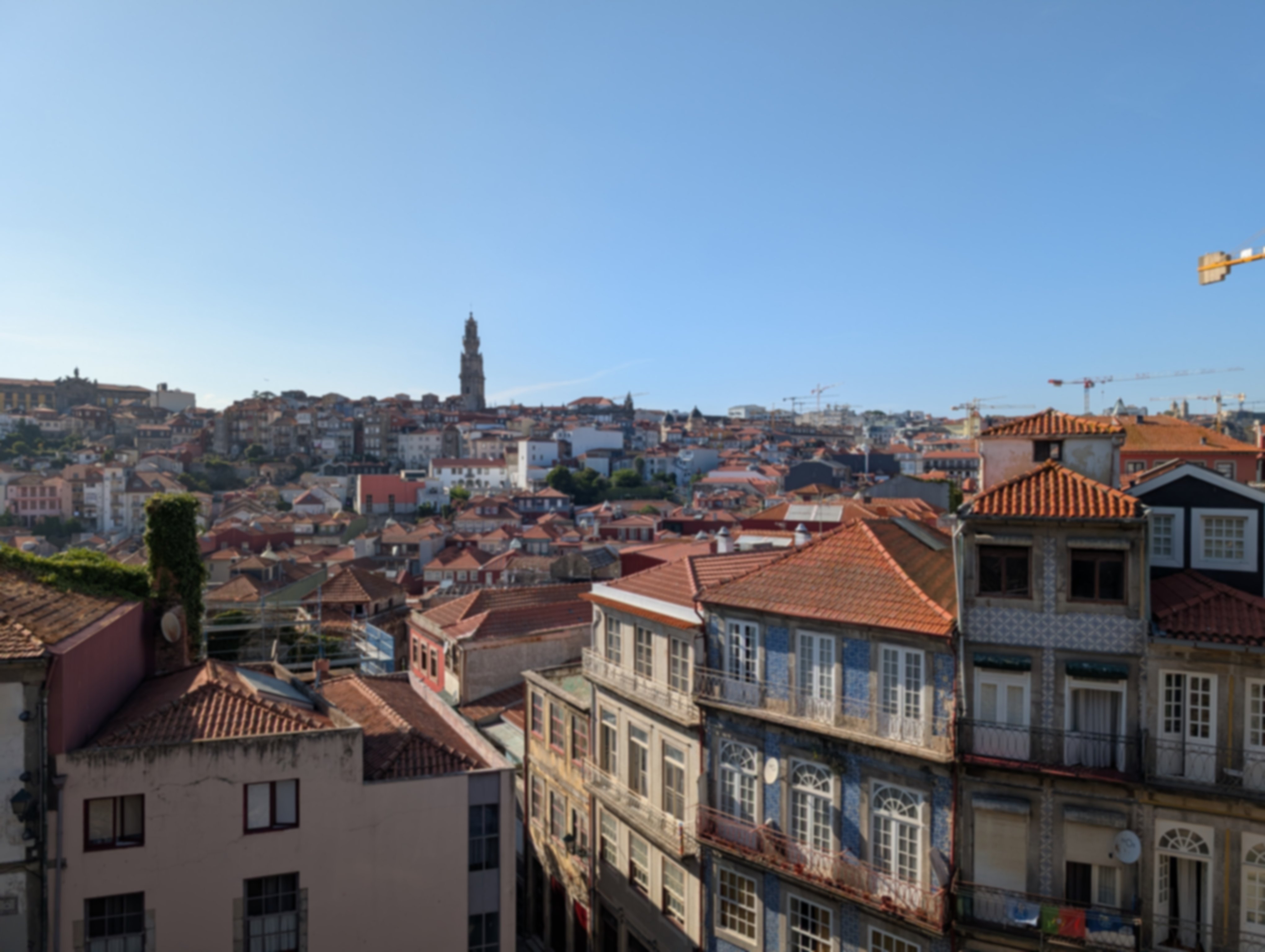 View of Porto with River in the middle