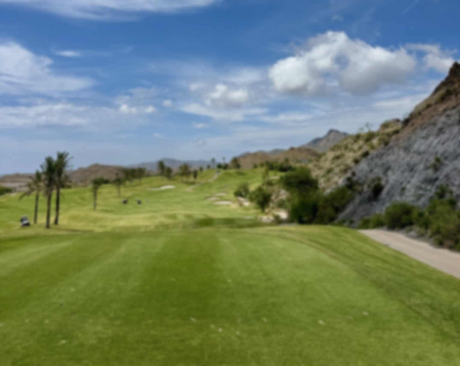 The 7th tee at Aguilon Golf Club