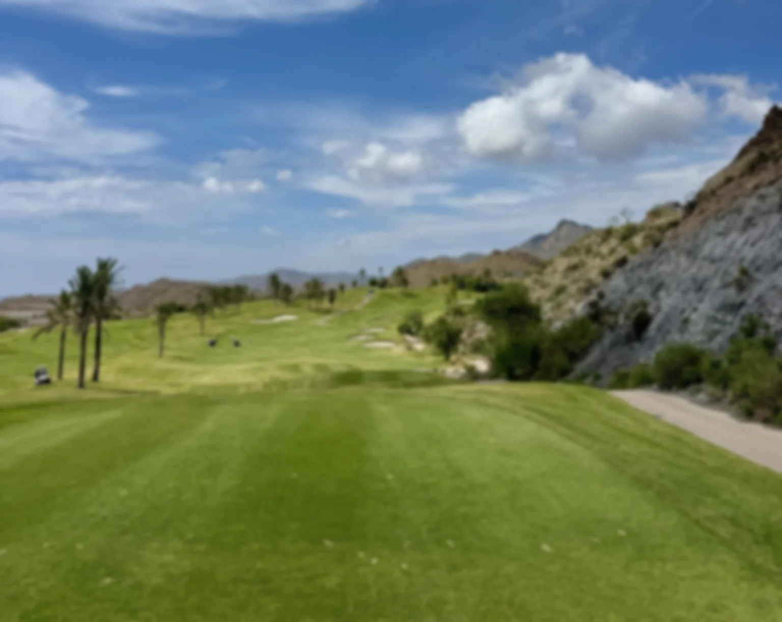 The 7th tee at Aguilon Golf Club