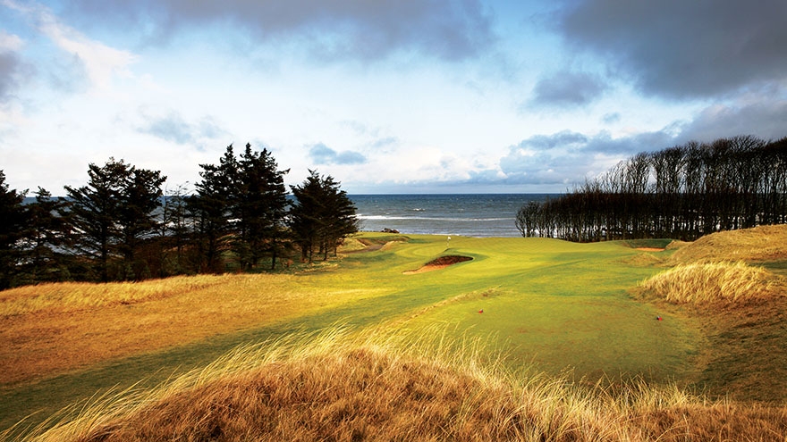 The undulating fairways at Kingsbarns Golf Links.