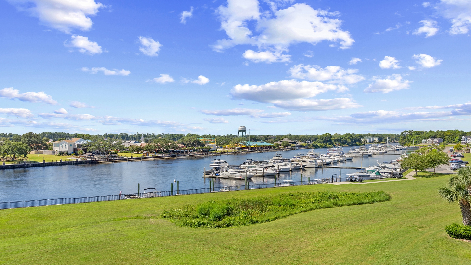 Part of the golf course at Barefoot Resort