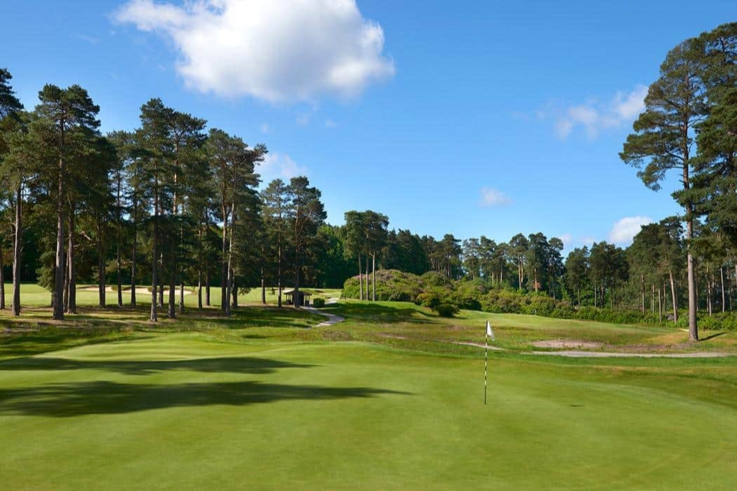 sachin and babi light blue dress Swinley Forest Golf Club