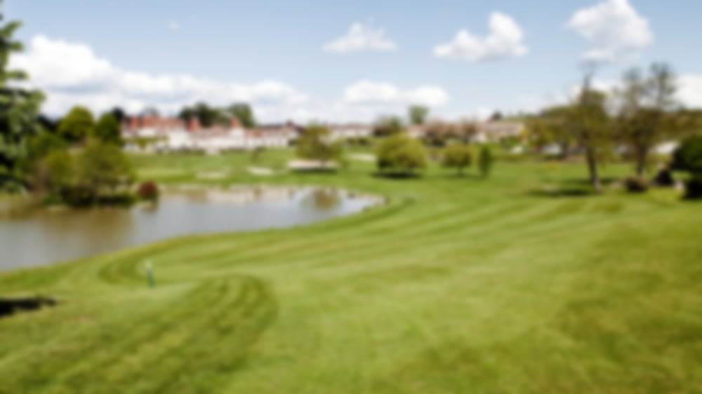 Manicured fairways at Chateau des Vigiers.