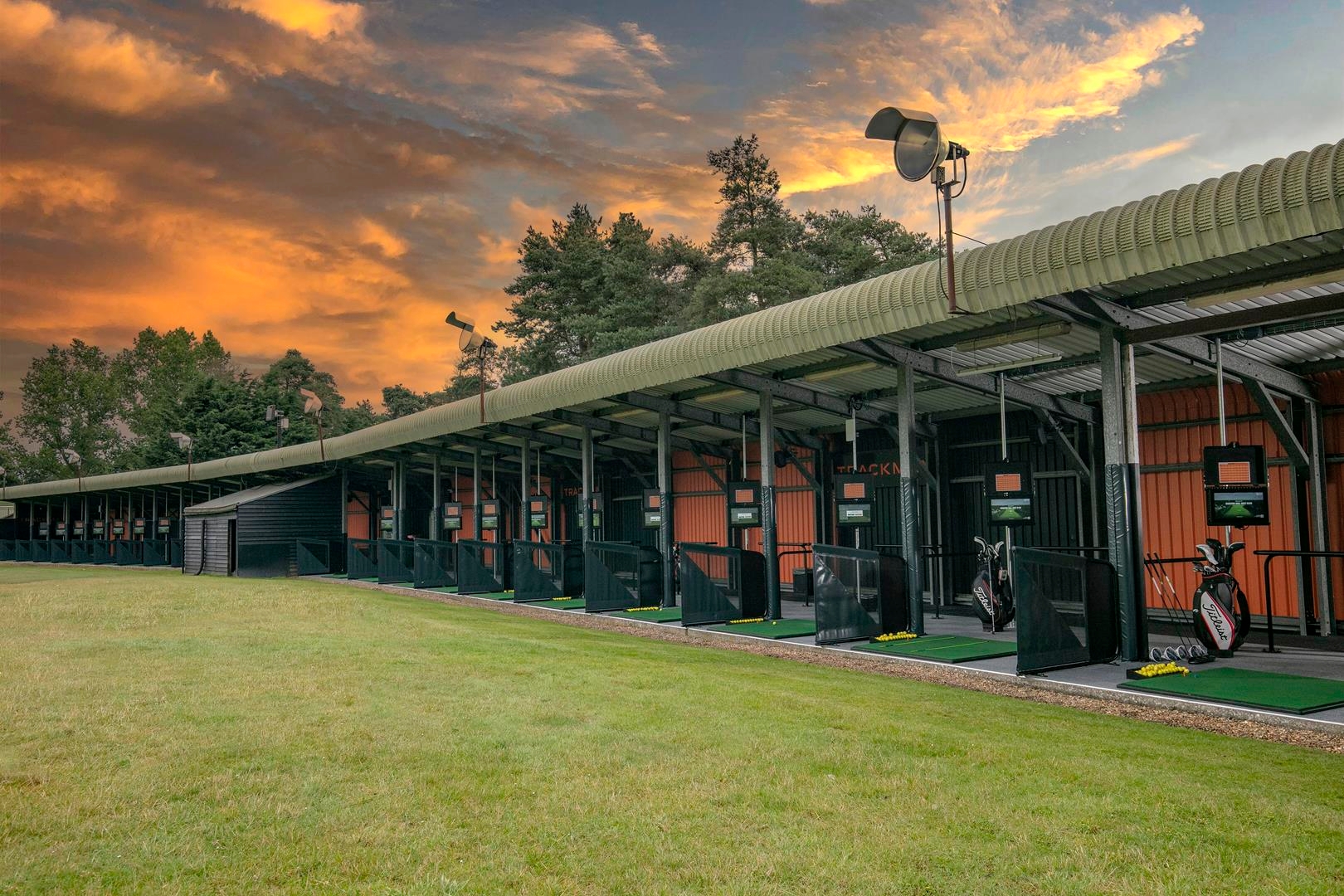 Trackman facilities at Dunston Hall