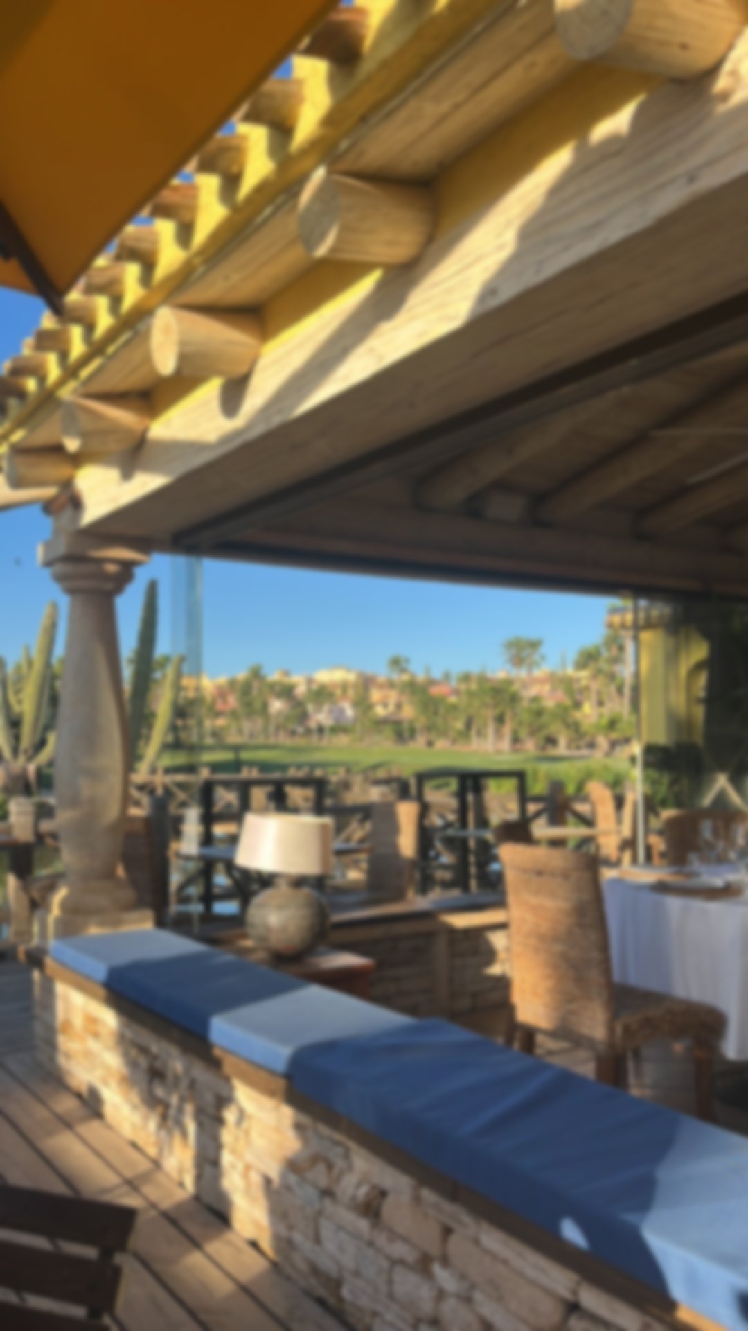 The view from the clubhouse at Desert Springs