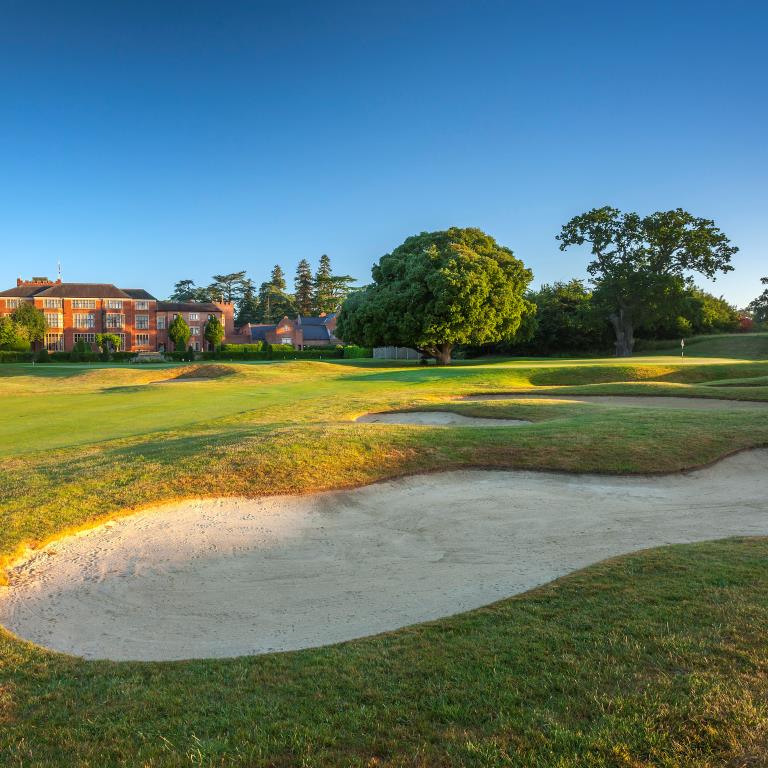 Book a golf break to Hanbury Manor Golf Course, Hertfordshire
