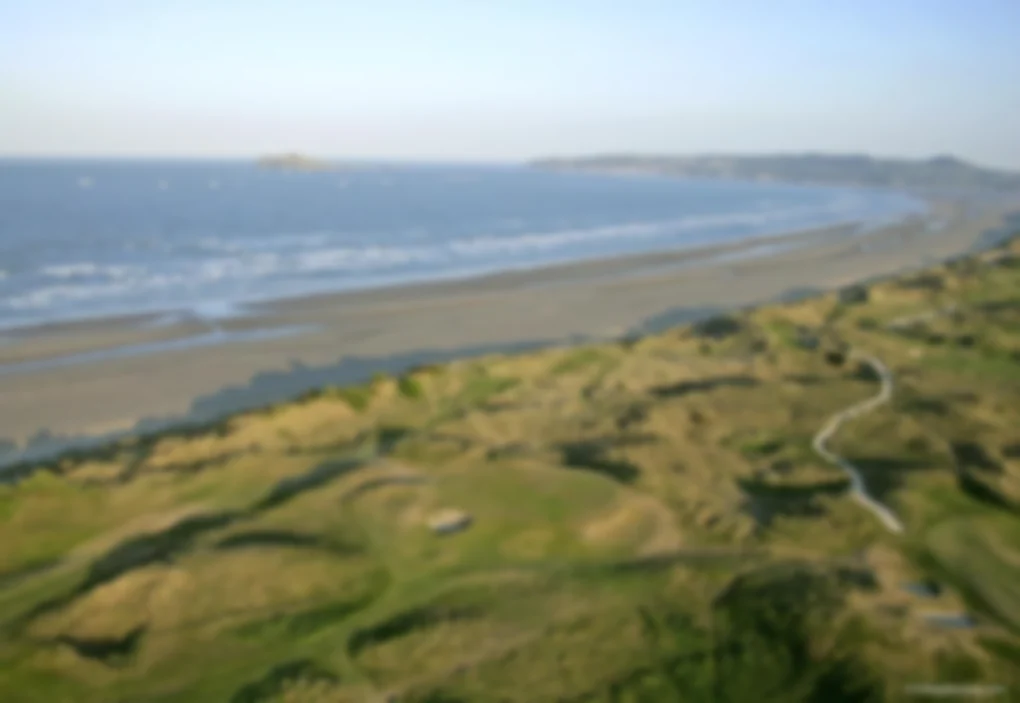 8th hole overhead Portmarnock
