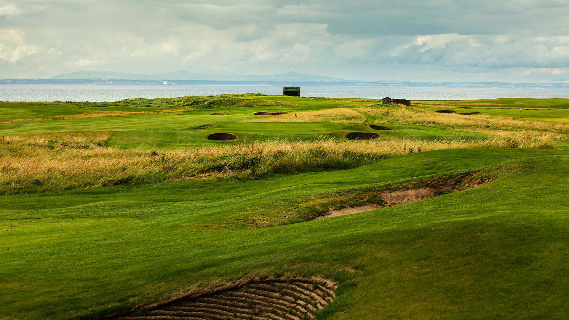 The scenic Kilspindie Golf Club in East Lothian.
