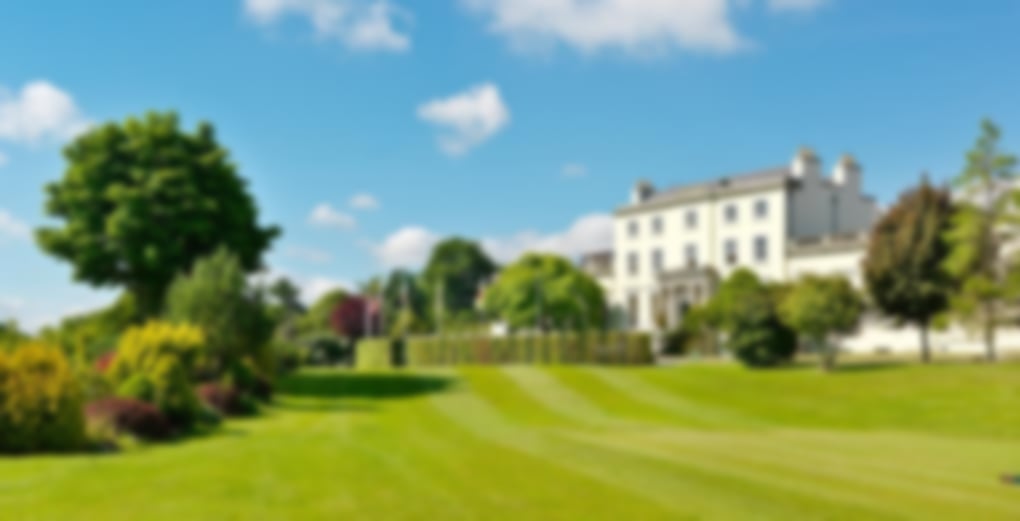 Front Clubhouse at Druids Glen Golf Resort in Ireland