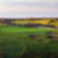 Bunker sheltered greens with beautiful surroundings